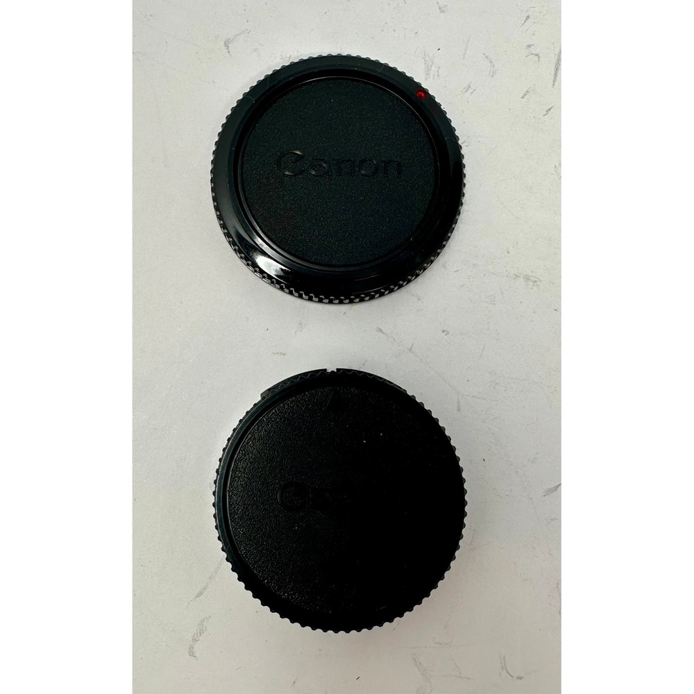 Canon EF EF-S Body Cap and Rear Lens Cap Set Black for EOS DSLR Cameras